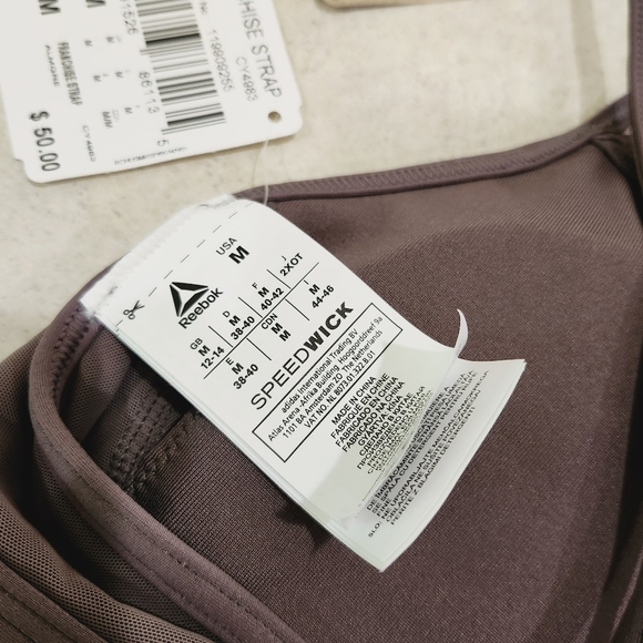 Reebok franchise strappy sports bra, NWT, Size Medium - Picture 6 of 6